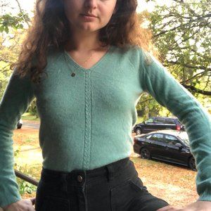 Turquoise Cashmere Sweater
